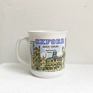 OXFORD Tea Coffee MUG Been There Done That SIGHTS BRITAIN Sampson Souvenir Cup